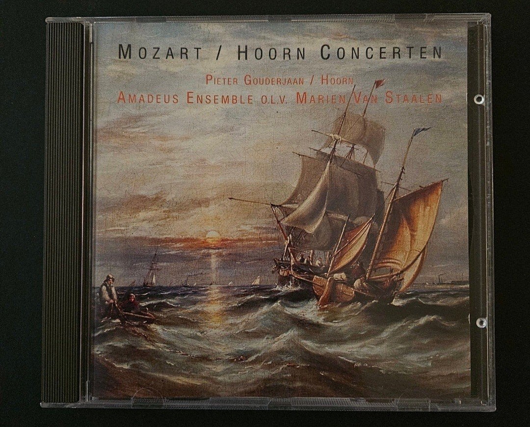 Mozart – Hoornconcerten – Pieter Gouderjaan / Amadeus Ensemb, Ophalen of Verzenden, Zo goed als nieuw