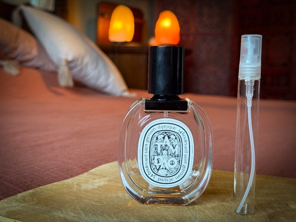 Diptyque - Tam Dao EDT sample/decant, Ophalen of Verzenden, Zo goed als nieuw