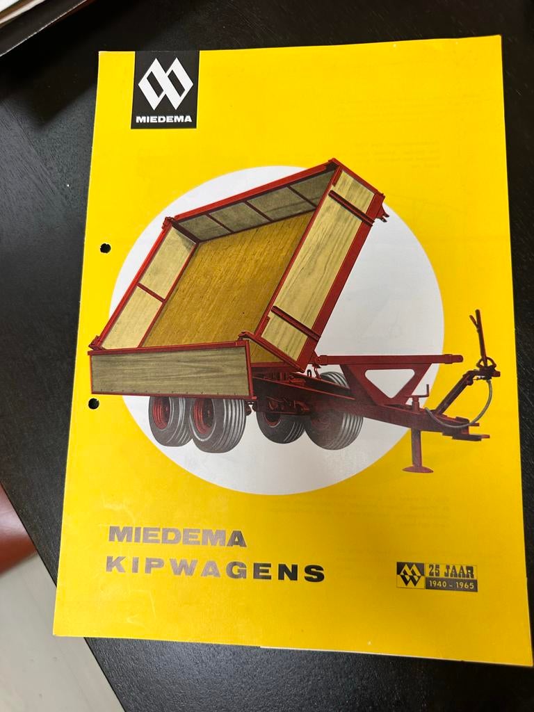 Miedema Kipwagens Folder - 25 Jaar Jubileum 1940-1965, Ophalen of Verzenden, Zo goed als nieuw, Overige typen