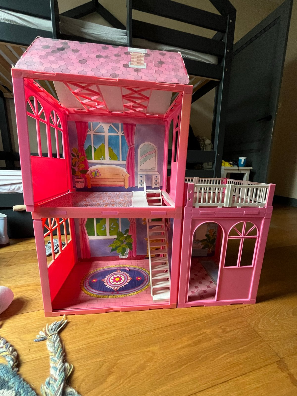 Gratis op te halen Barbie Droomhuis Poppenhuis - Roze, Kinderen en Baby's, Ophalen, Gebruikt, Poppenhuis