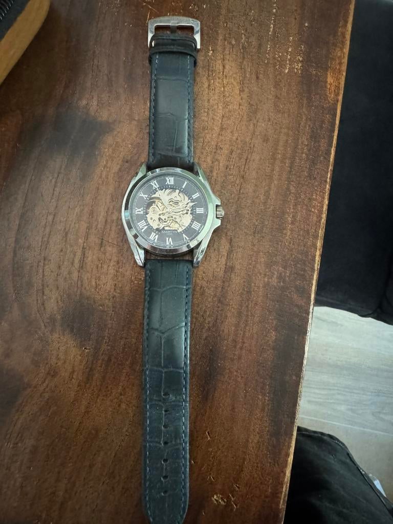 Martyn Line 3903 MODENA BLUE Horloge, Overige merken, Staal, Polshorloge, Ophalen of Verzenden