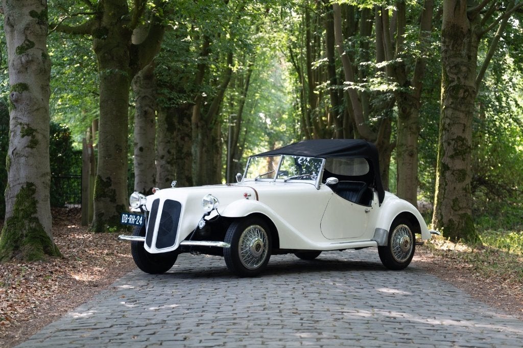 Citroën 2CV Charon roadster | zeldzaam | APK 2028, Cabriolet, Wit, Origineel Nederlands, Handgeschakeld