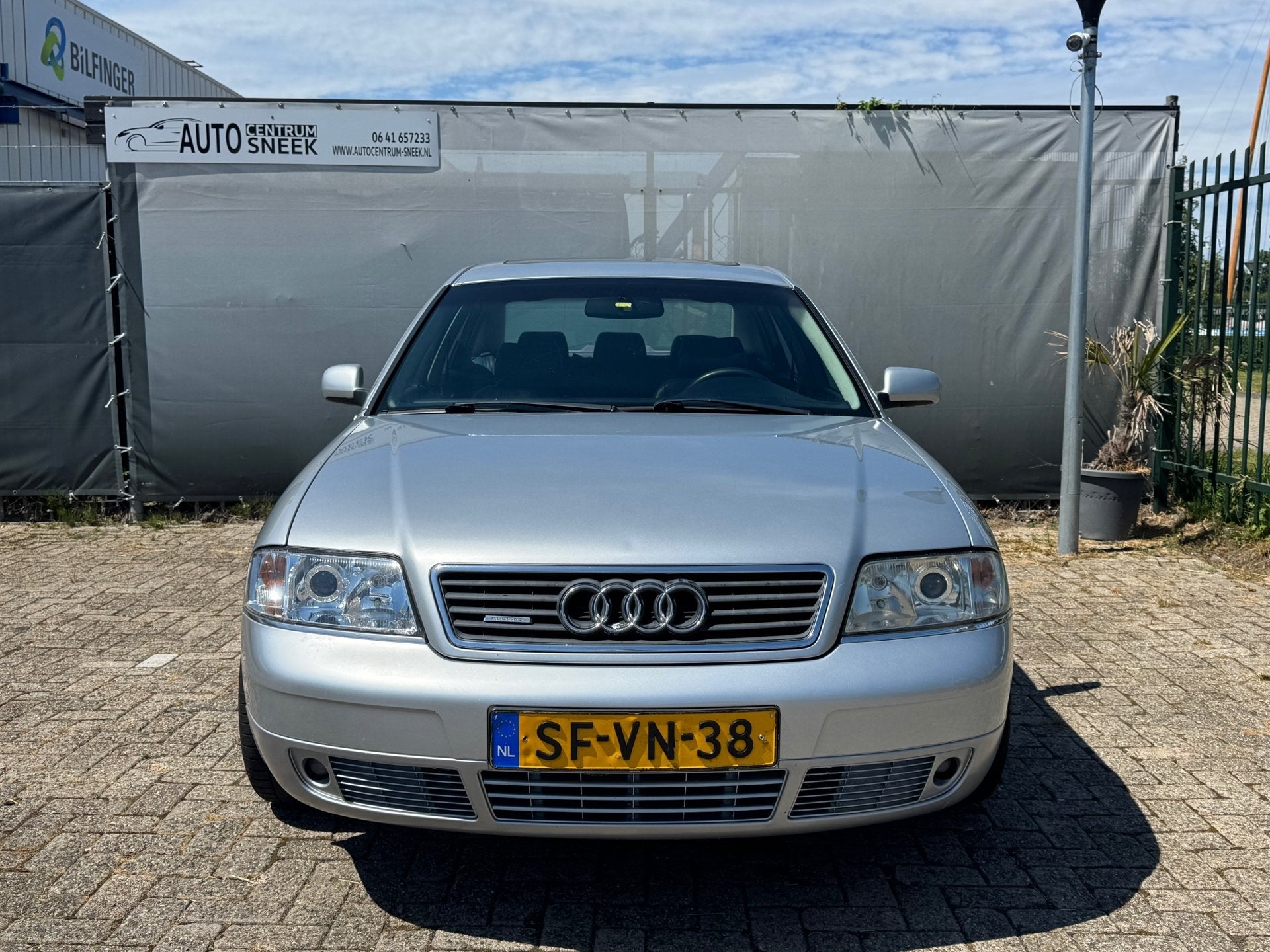 Audi A6 Limousine 2.8 Quattro AUT-NWE APK-Clima-Cruise-Leer, Auto's, Audi, Gebruikt, Bedrijf, Vierwielaandrijving, Blauw