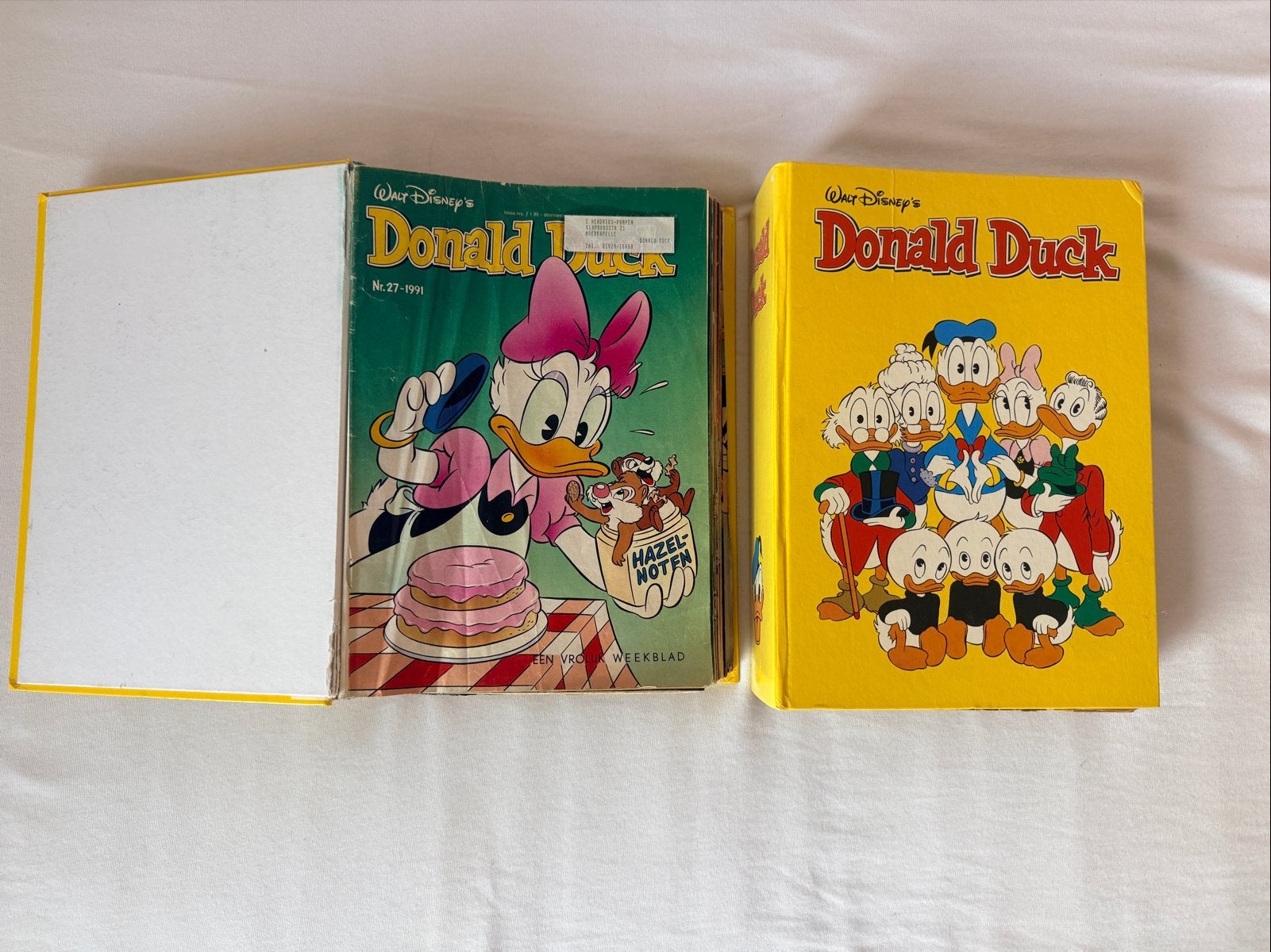 Donald Duck Jaargang 1991 - 2 gebonden delen, Meerdere stripboeken, Ophalen of Verzenden, Gelezen