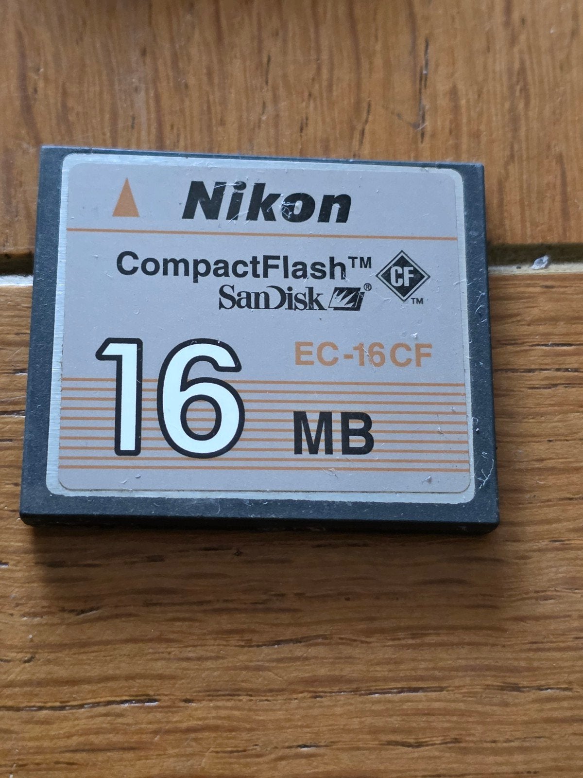 Nikon CompactFlash 16 MB geheugenkaart ec-16cf, Gebruikt, Nikon, Minder dan 2 GB, Ophalen of Verzenden