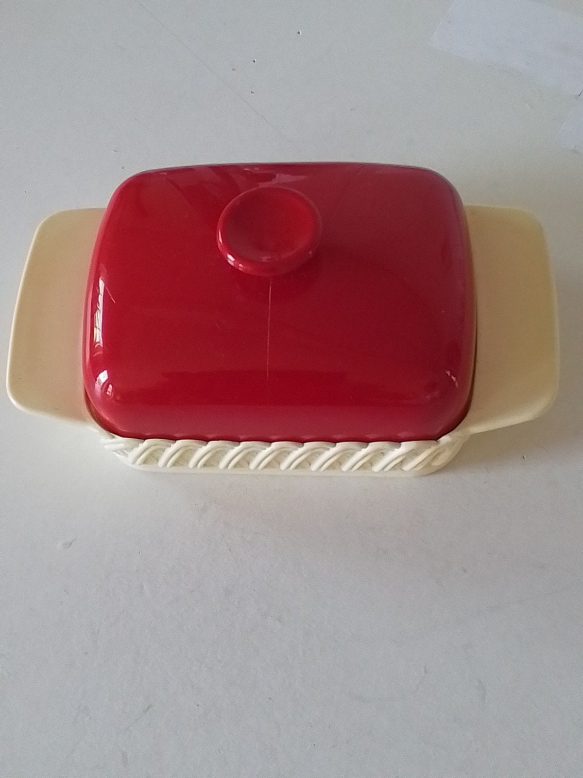 Mooie vintage botervloot van Emsa, Ophalen of Verzenden, Gebruikt
