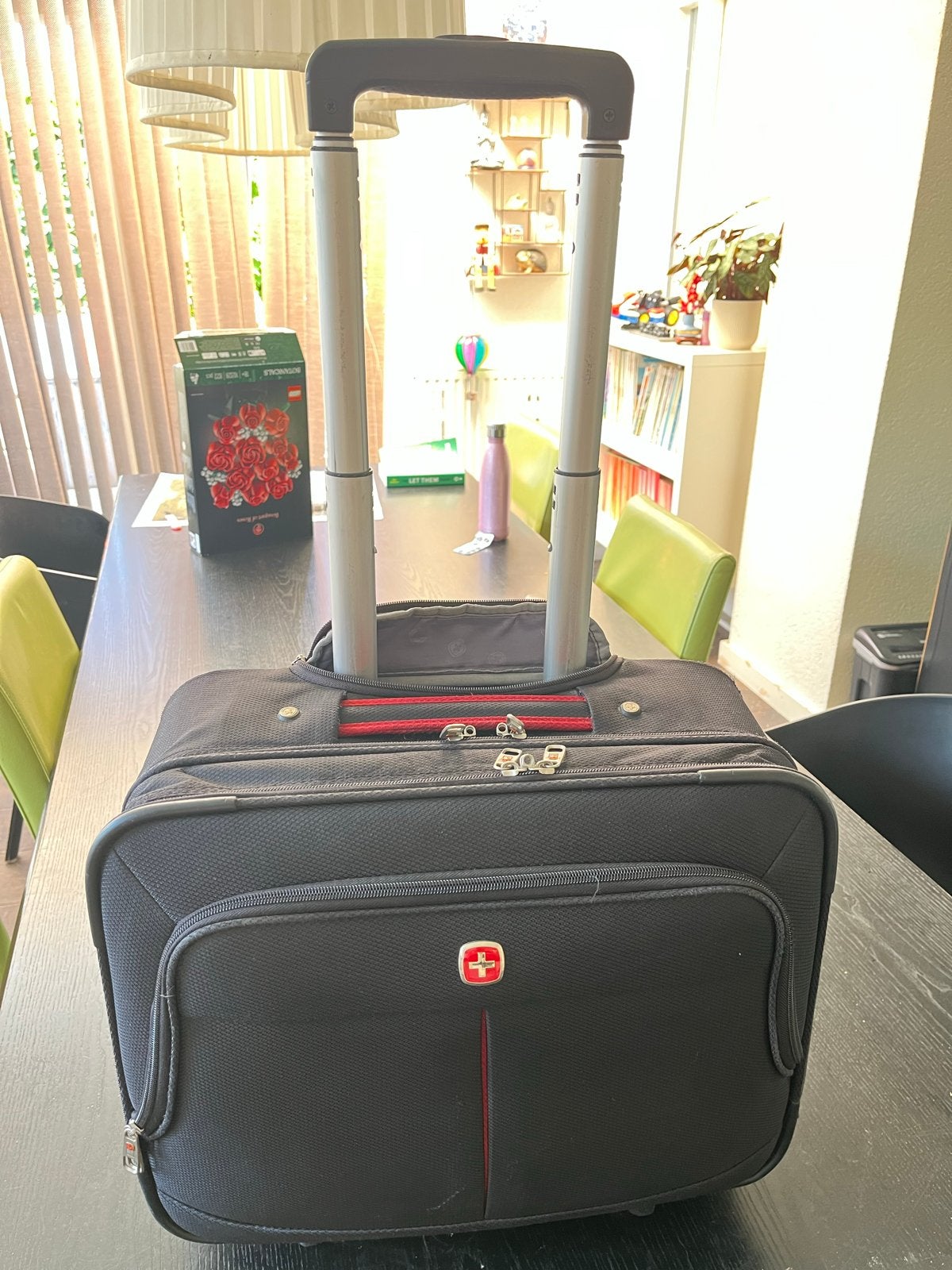 Wenger reiskoffer met wieltjes en uitschuifbare handg, Ophalen, 40 tot 60 cm, Gebruikt, 20 tot 30 cm