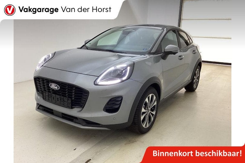 Ford Puma 1.0 125 pk EcoBoost Hybrid Titanium (bj 2026), Auto's, Voorwielaandrijving, Stof, Zwart, Origineel Nederlands