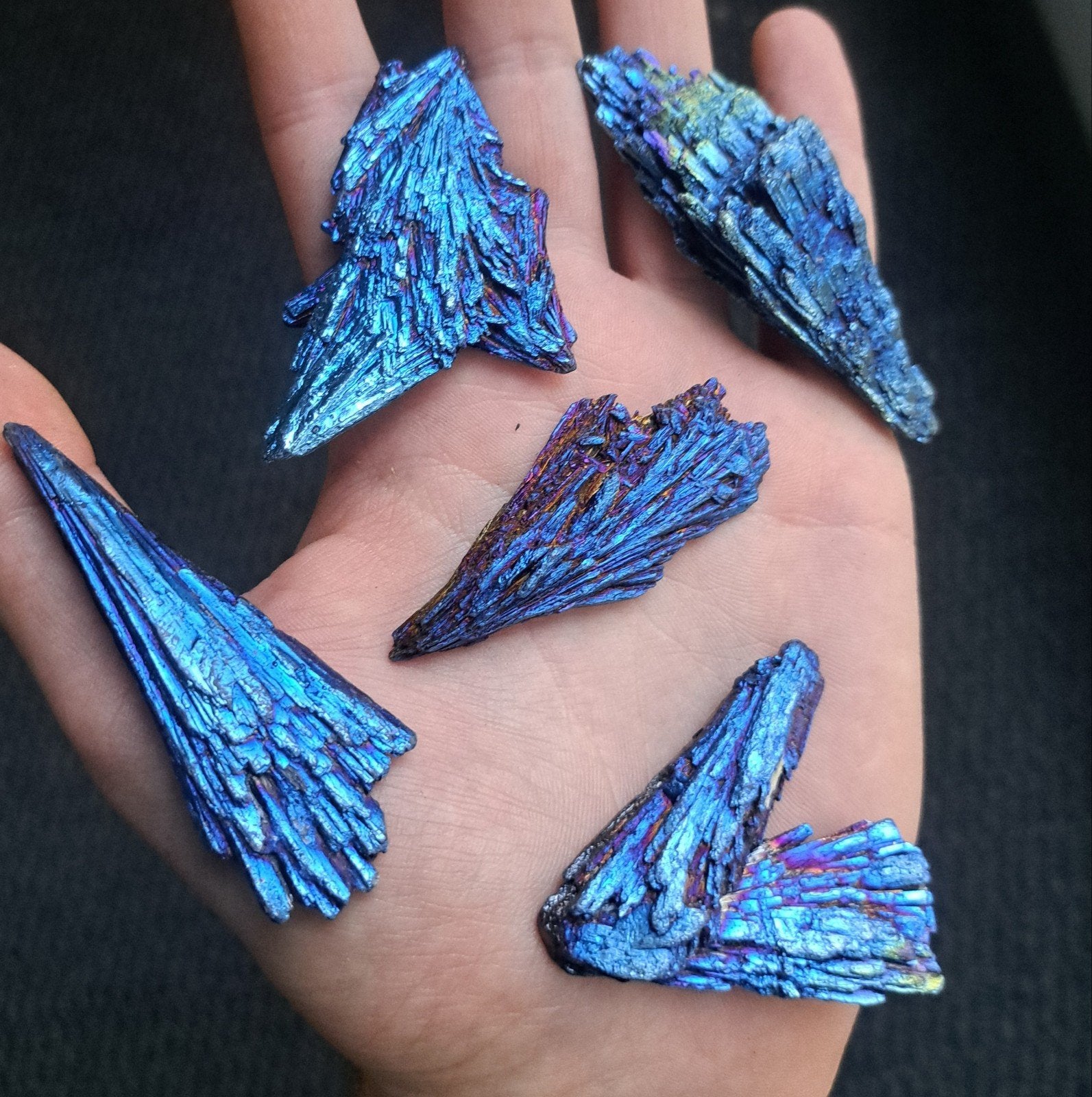 Nieuw! Edelstenen Titanium Kyaniet Edelsteen natuursteen, Ophalen of Verzenden