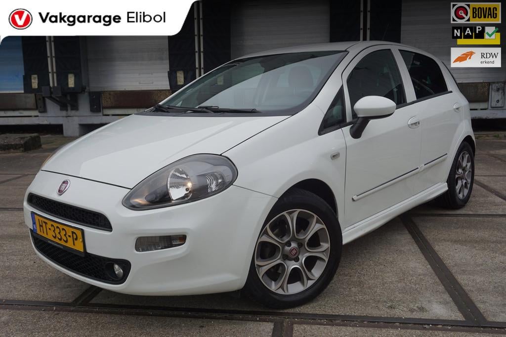 Fiat Punto Evo 1.3 M-Jet Lounge * Cruise * Airco *, Auto's, Voorwielaandrijving, Euro 5, Gebruikt, Zwart