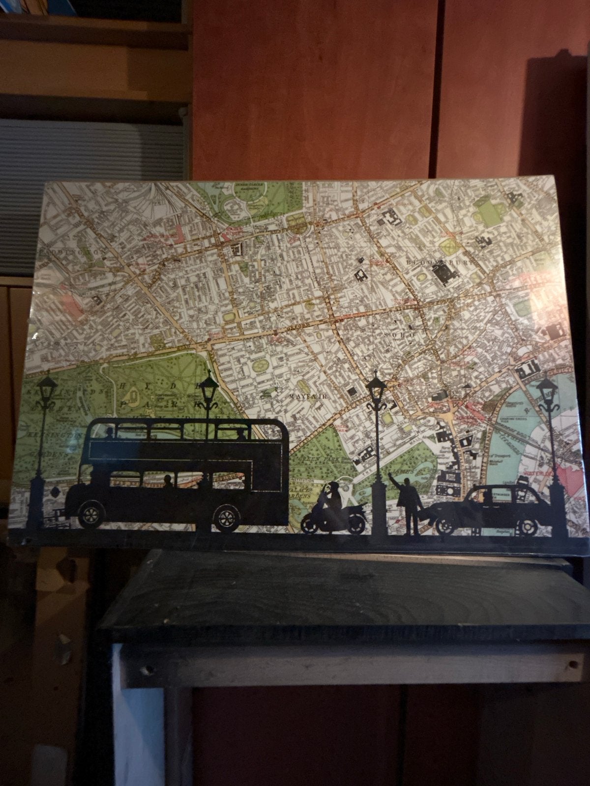 IKEA BTLD London kaart schilderij 70x100 cm, Nieuw, Ophalen of Verzenden, Schilderij, 75 tot 100 cm