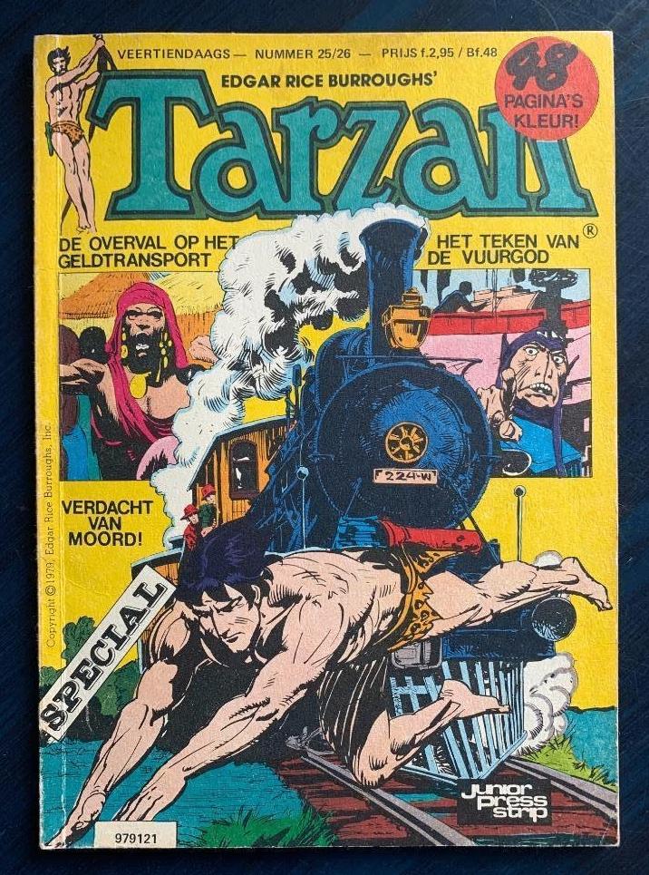 Edgar Rice Burroughs' Tarzan; nummer 25/26, Boeken, Stripboeken, Gelezen, Eén stripboek, Ophalen of Verzenden