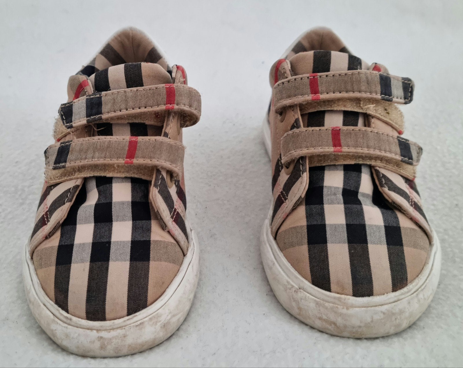 Burberry schoentjes unisex maat 21 merk baby schoenen beige, Burberry, Gebruikt, Schoentjes, Verzenden