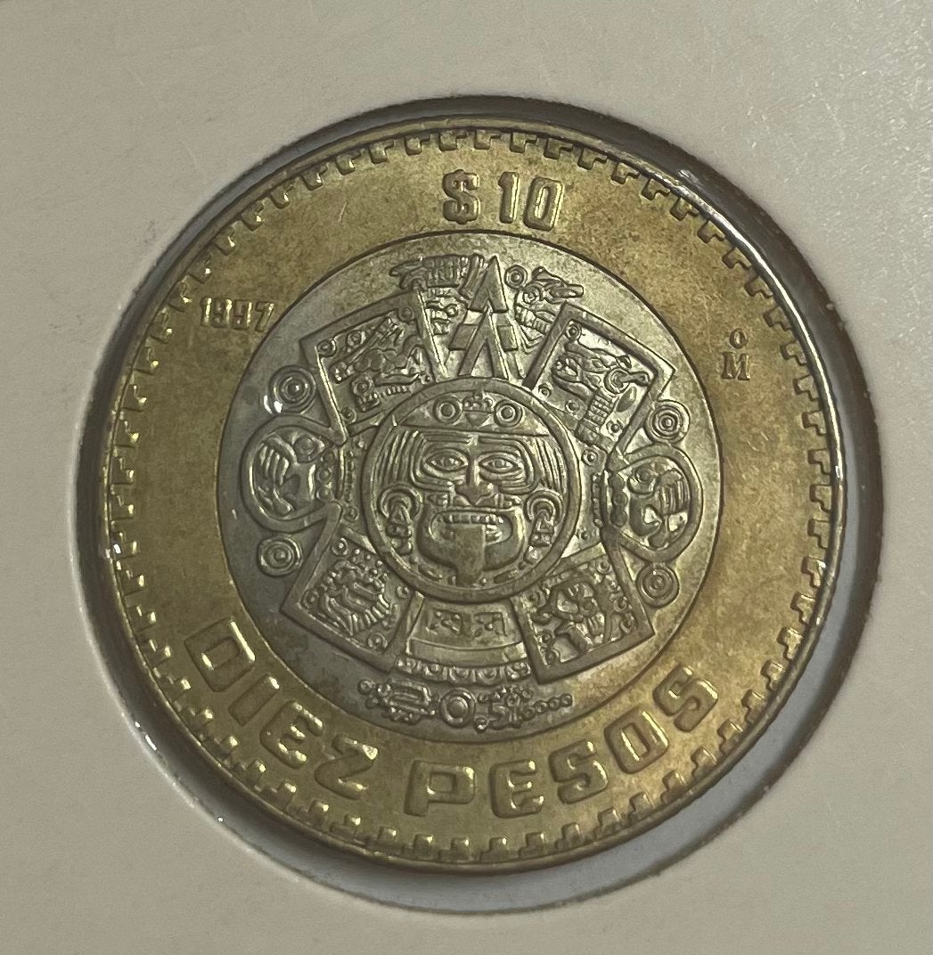10 pesos Mexico 1997, Postzegels en Munten, Munten | Amerika, Ophalen of Verzenden, Noord-Amerika