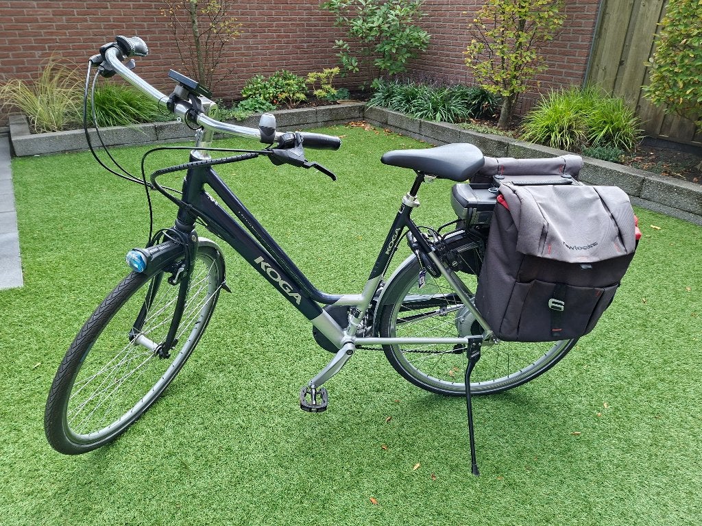 Dames E bike, Gebruikt, 51 tot 55 cm, 50 km per accu of meer, Ophalen