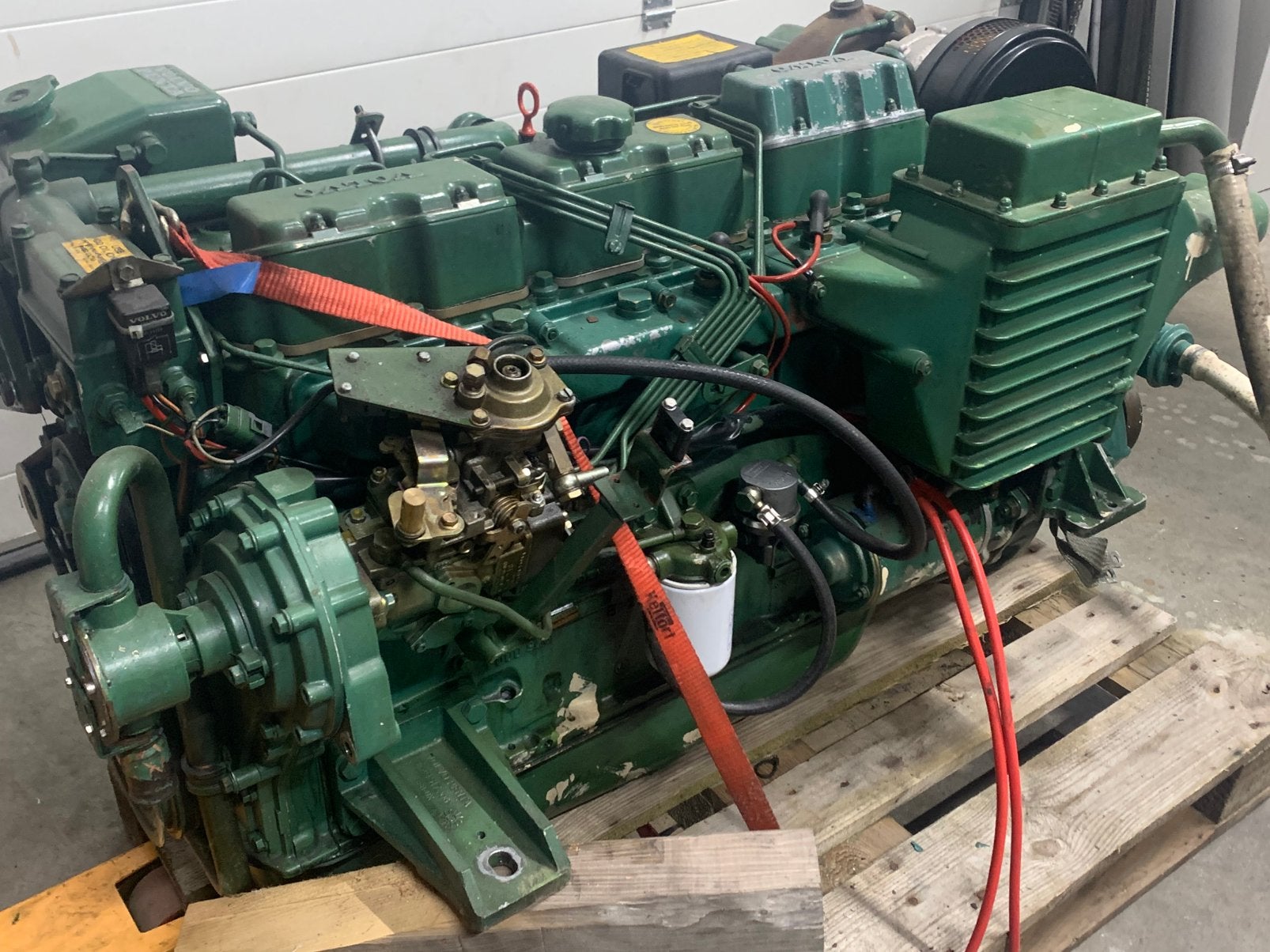 2x Volvo Penta TAMD41a 6 cilinder turbo dieselmotoren, Watersport en Boten, Buiten- en Binnenboordmotoren, Ophalen, Gebruikt, Diesel