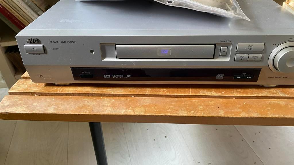 JVC XV-522 DVD Speler - Zilverkleurig, Audio, Tv en Foto, Dvd-spelers, Gebruikt, Dvd-speler, JVC, Ophalen