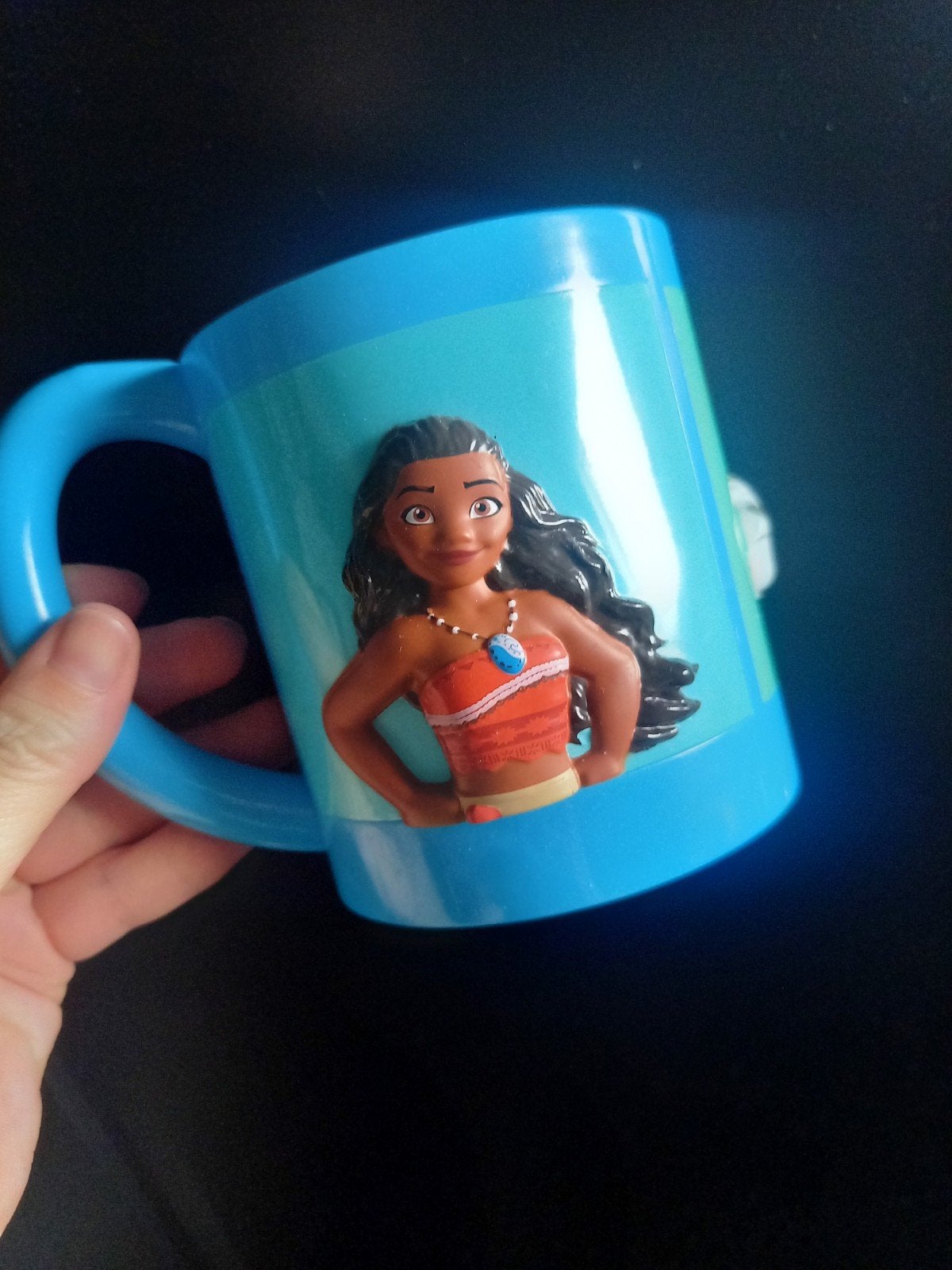 Moana Vaiana Beker - Disney Mok met Maui, Pua en Heihei, Ophalen of Verzenden, Zo goed als nieuw, Servies