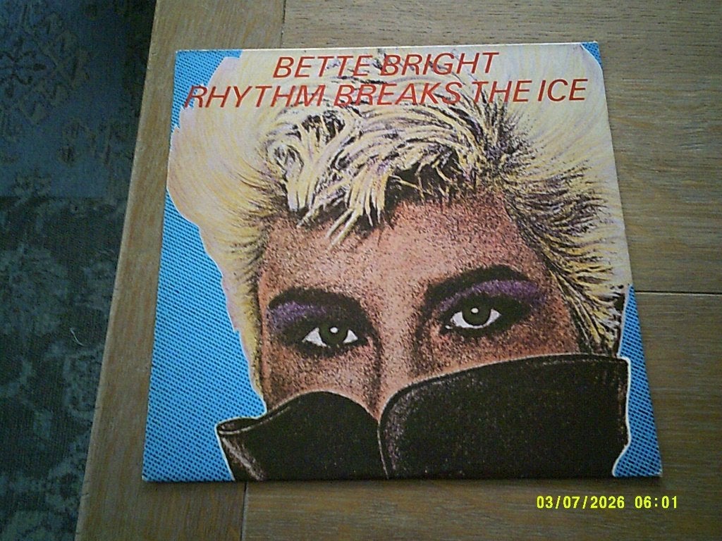 Bette Bright – Rhythm Breaks The Ice / New Wave. (1981) ZGST, LP, Zo goed als nieuw, 12 inch, Alternative Rock