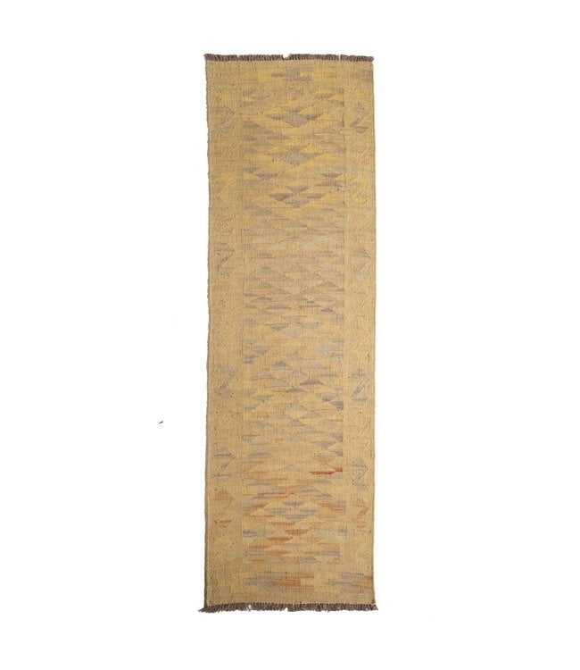 Kelim vloerkleed loper 202x55 cm, Huis en Inrichting, Beige, Rechthoekig, Nieuw, 200 cm of meer
