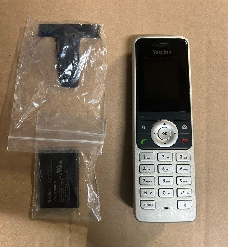 ☎️ Yealink SIP-W53H SIP W53H W53 Dect Accu Clip Handset ☎️, Ophalen of Verzenden, Refurbished, 1 handset