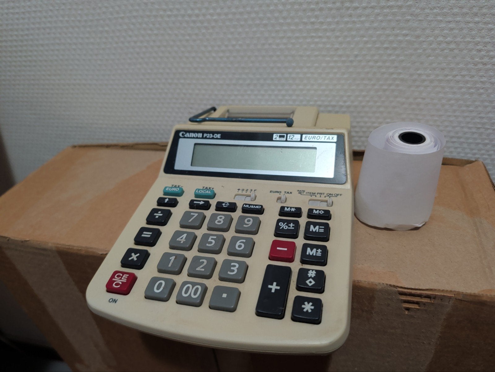 Canon P23-DE | Rekenmachine met printfunctie, Ophalen of Verzenden, Gebruikt