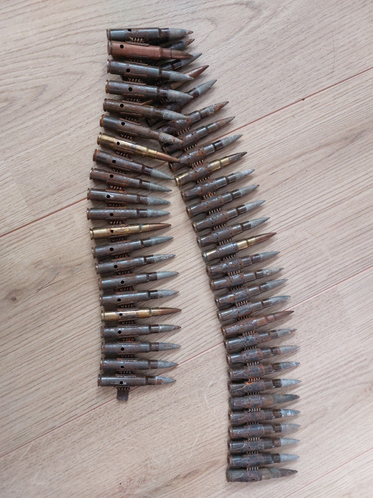 mg42 bandje 50 Schots leeg, Ophalen of Verzenden, Nederland, Hulzen of Bodemvondsten
