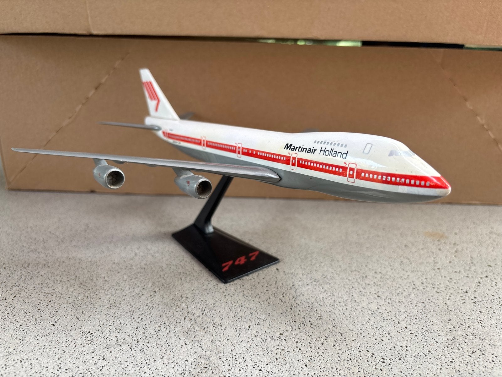 Schaalmodel Boeing 747 - Martinair Holland & KLM, Ophalen, Gebruikt, Schaalmodel