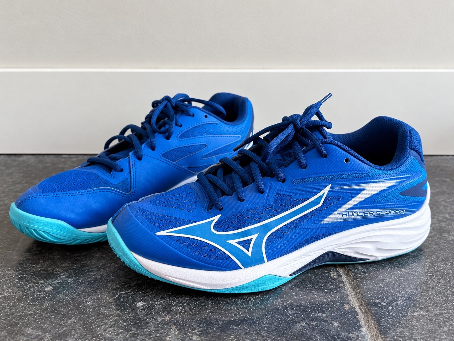 Mizuno Thunder Blade sportschoenen maat 42, Blauw, Overige typen, Ophalen of Verzenden, Zo goed als nieuw