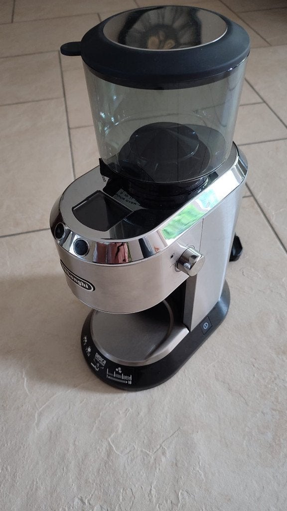 De'Longhi Dedica KG 521.M koffiemolen / grinder, Ophalen of Verzenden, Gebruikt, De'Longhi, Koffiemolen