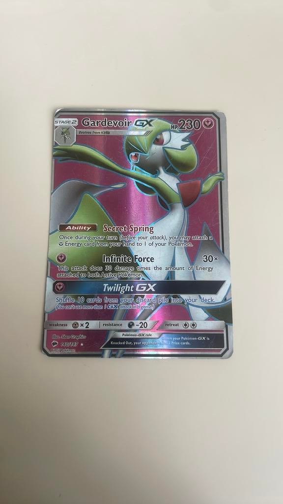Pokemon kaart Gardevoir GX, Ophalen of Verzenden, Zo goed als nieuw