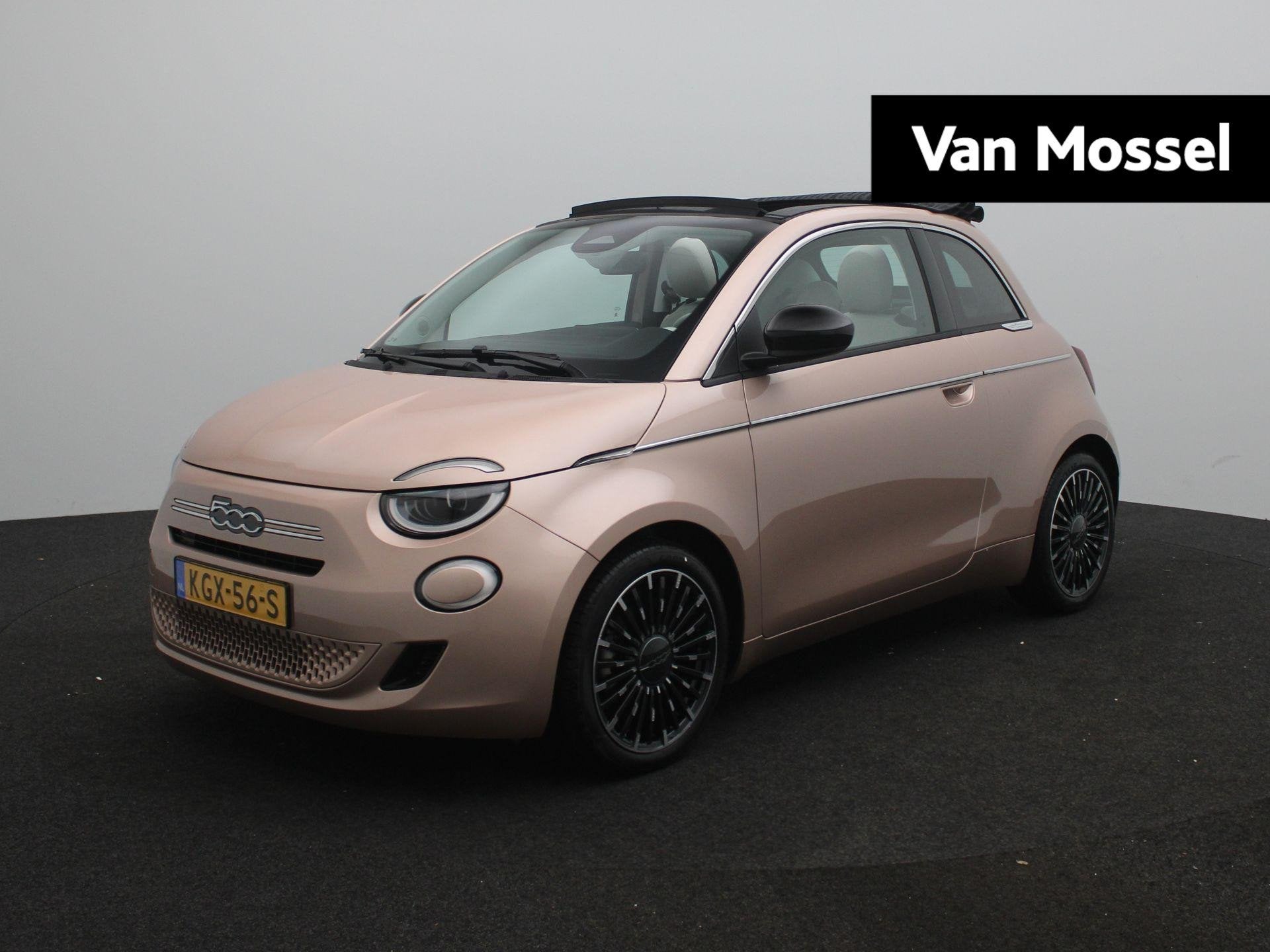 Fiat 500 1.0 Hybrid La Prima | Demo | Beschikbaar per 1-8-20, Auto's, 12 maanden, Euro 6, 4 stoelen, Origineel Nederlands