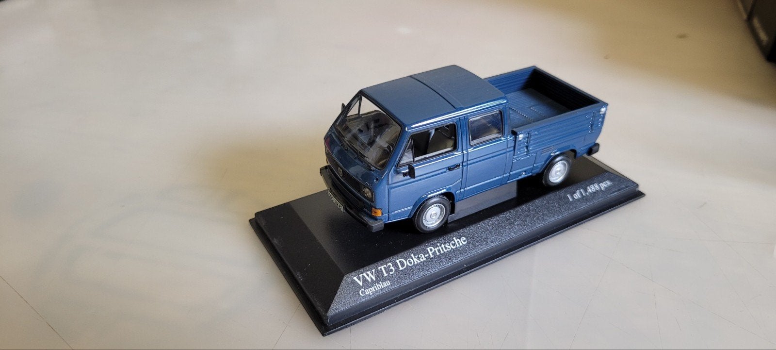 Minichamps VW T3 Doka Pritschenwagen, Hobby en Vrije tijd, Ophalen of Verzenden, Zo goed als nieuw, Auto, MiniChamps