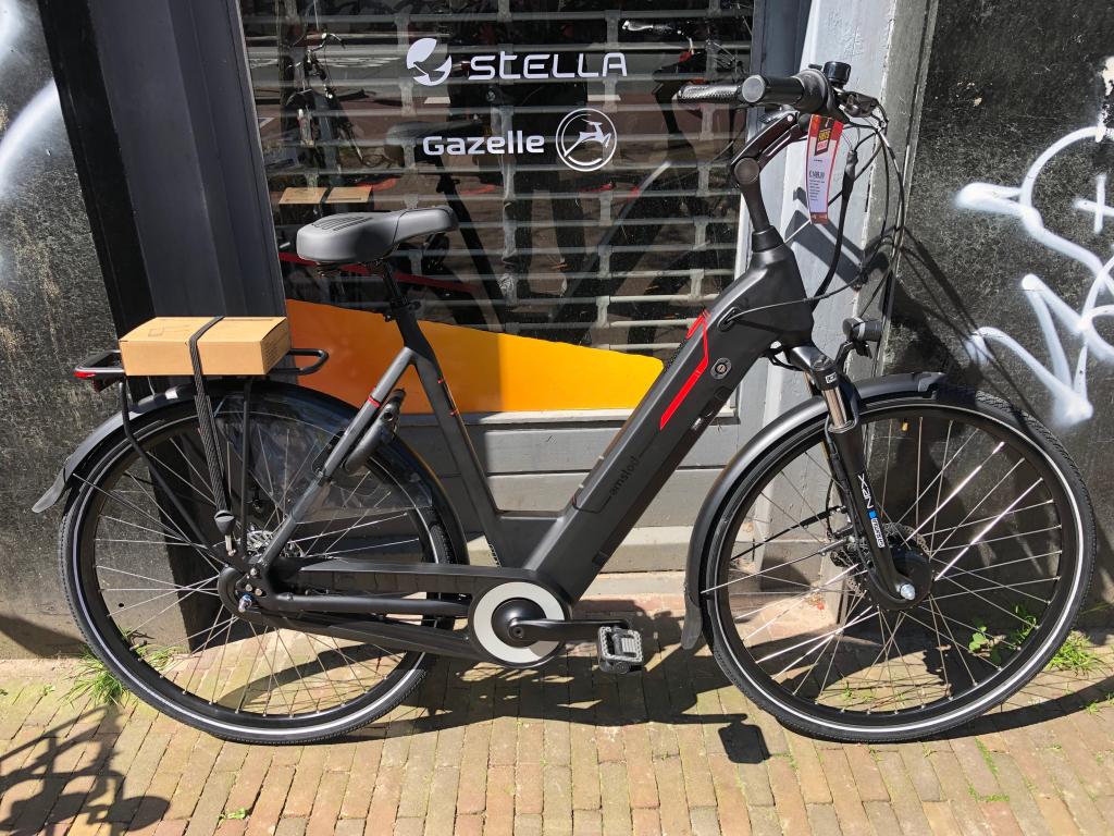 Fietshokje Houtplein: Amslod Newton E-Bike Damesfiets Nieuw!, Niet ingevuld, Nieuw, 56 cm of meer, Schijfrem