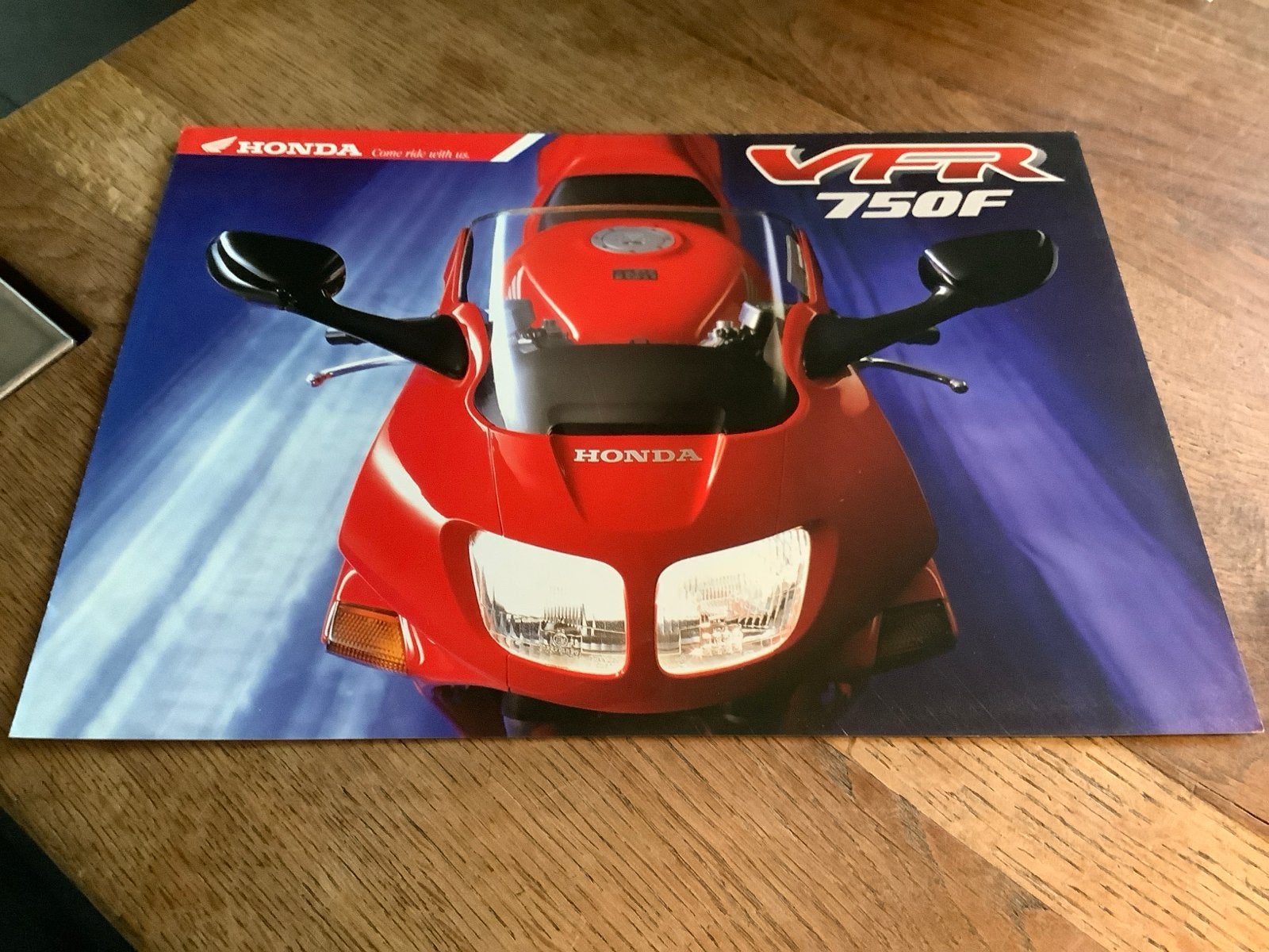 Honda VFR 750F Brochure / folder - Origineel uit 1994.  (8), Verzenden, Honda