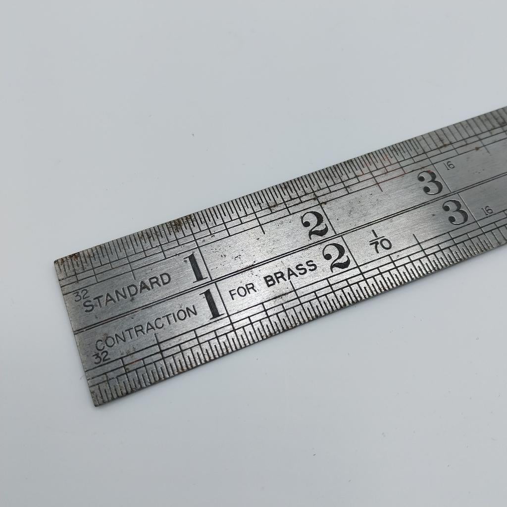 Rabone nr. 19 Metalen maat: 12 inch (ML), Ophalen of Verzenden