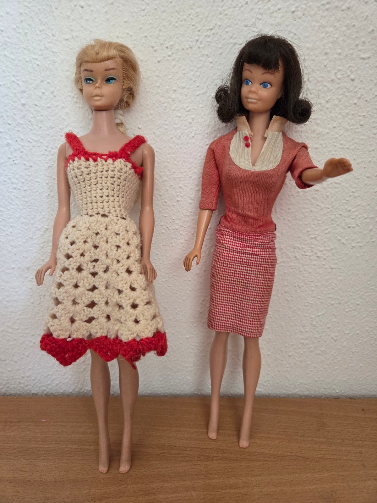 2 vintage barbiepoppen 1968, Midge, Mattel, Antiek en Kunst, Ophalen of Verzenden