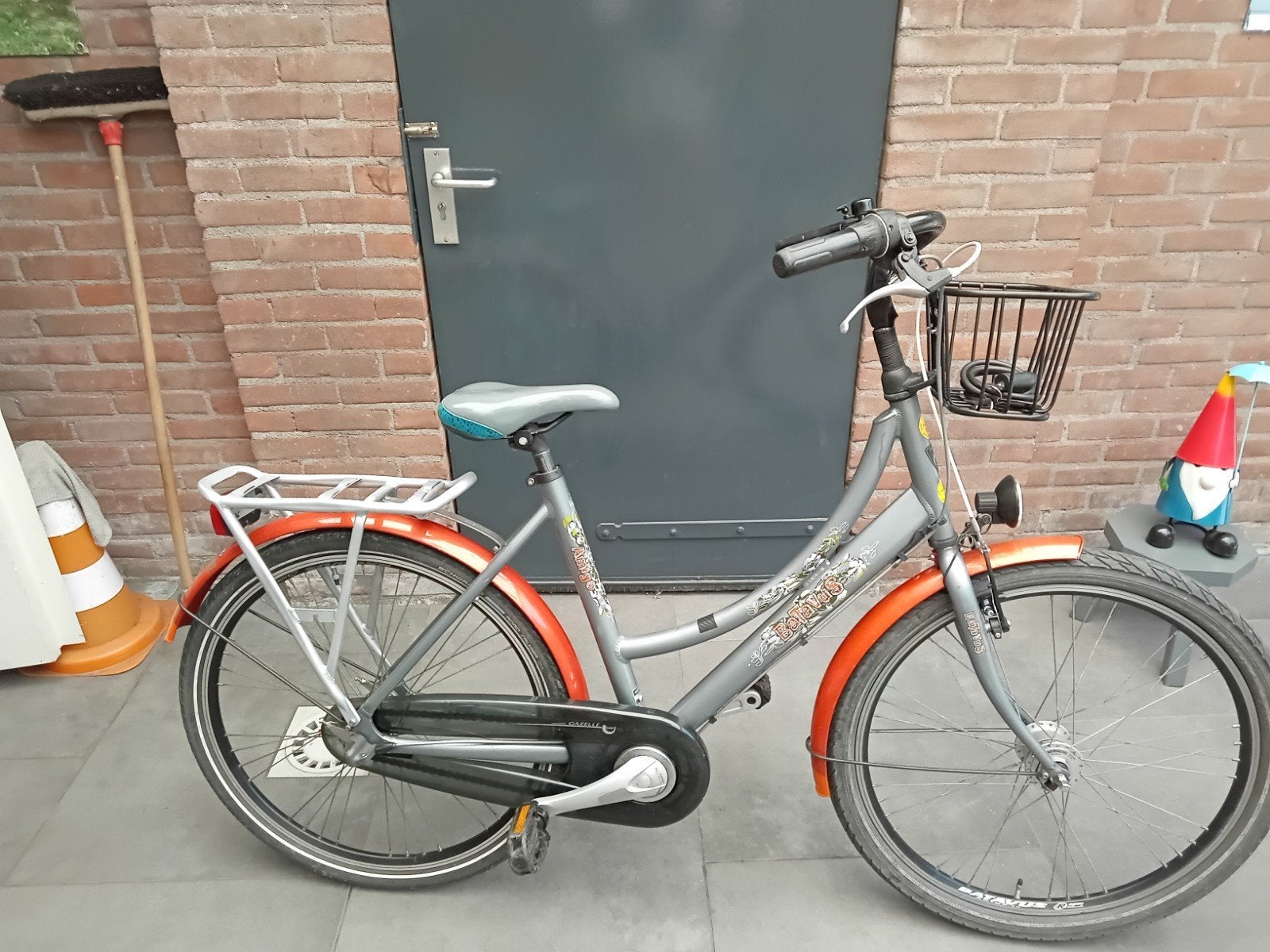 Meisjes damesfiets 26 inch 3 Versnel Batavus met mandje, Fietsen en Brommers, Fietsen | Dames | Moederfietsen, Ophalen, 47 tot 50 cm