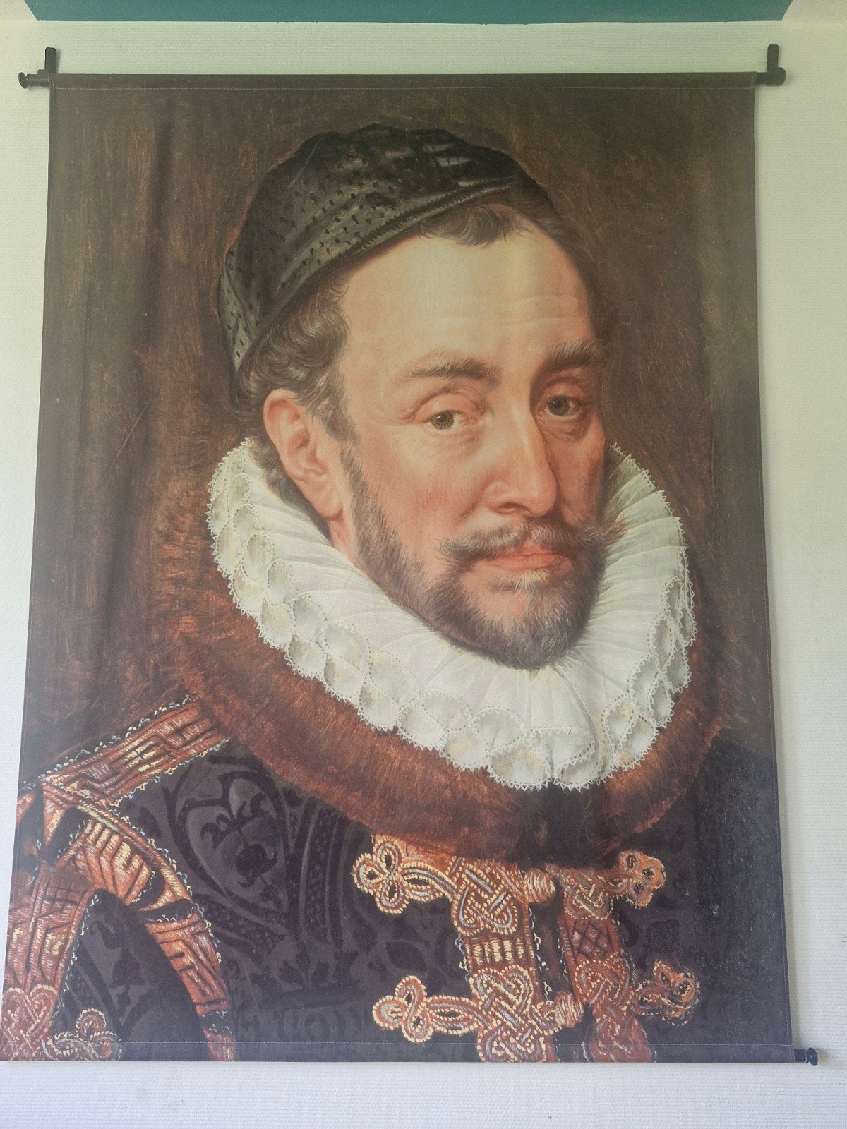 Decoratieve wandhanger/ schilderij van Willem van Oranje, Ophalen of Verzenden, Portret of Personen