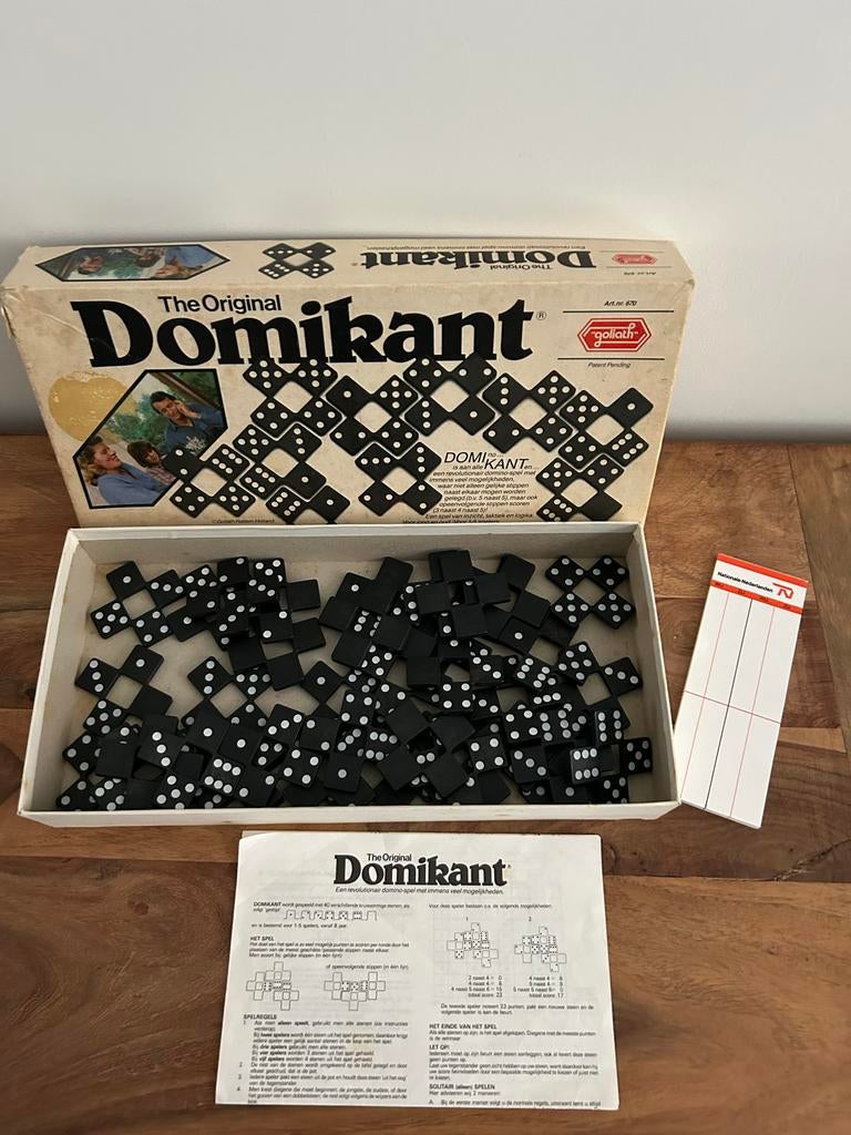 The Original Domikant gezelschapsspel, Hobby en Vrije tijd, Drie of vier spelers, Ophalen of Verzenden, Gebruikt