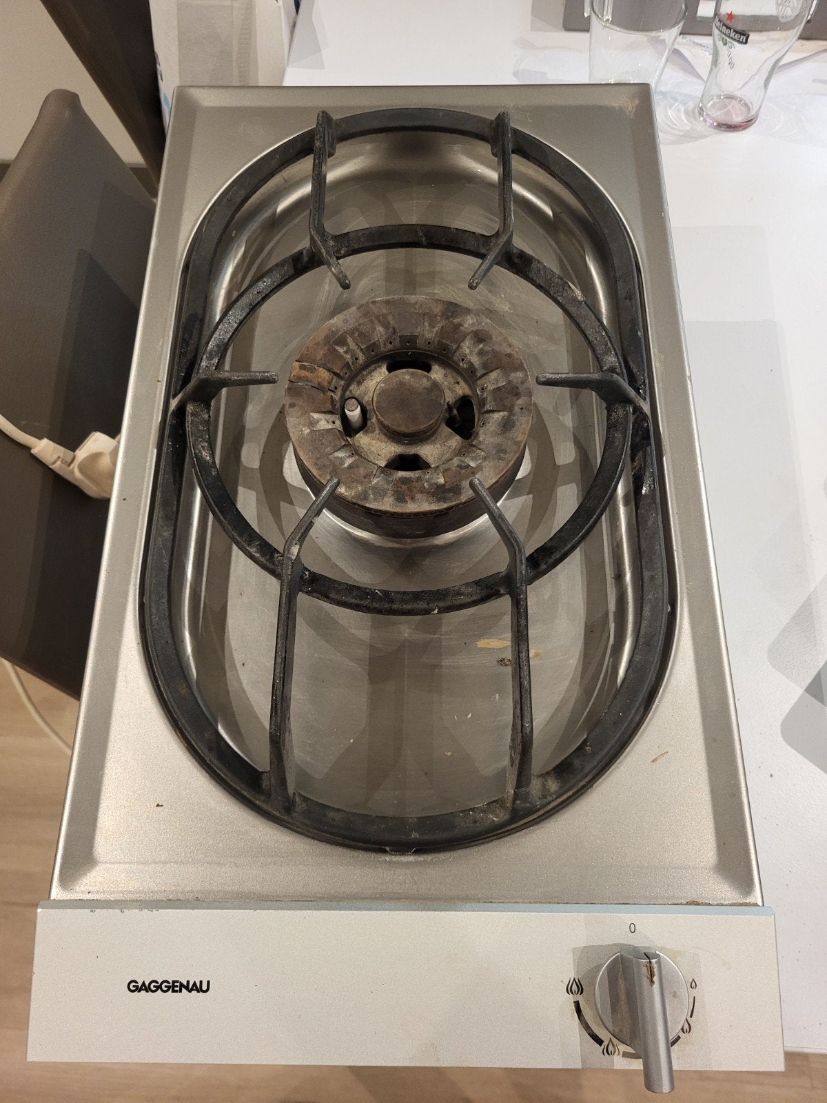 Gaggenau HLVG231 Wokbrander - Gas Kookplaat, Ophalen, Gebruikt, 3 kookzones of minder, Inbouw