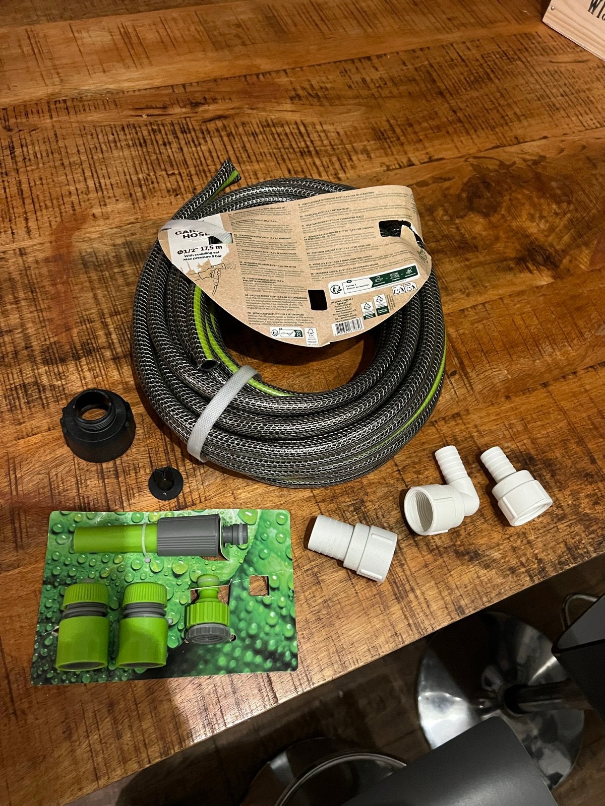 Tuinslang 17,5m met koppelingen - Nieuw, Tuin en Terras, Ophalen, Nieuw, Tuinslang