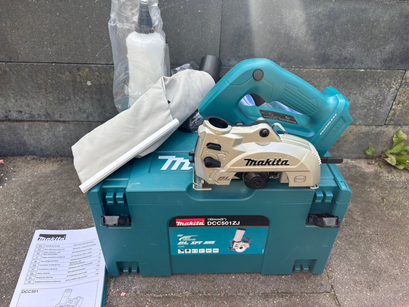Makita 18v diamantsnijder DCC501 + mbox, Ophalen, Overige typen, Zo goed als nieuw, Makita