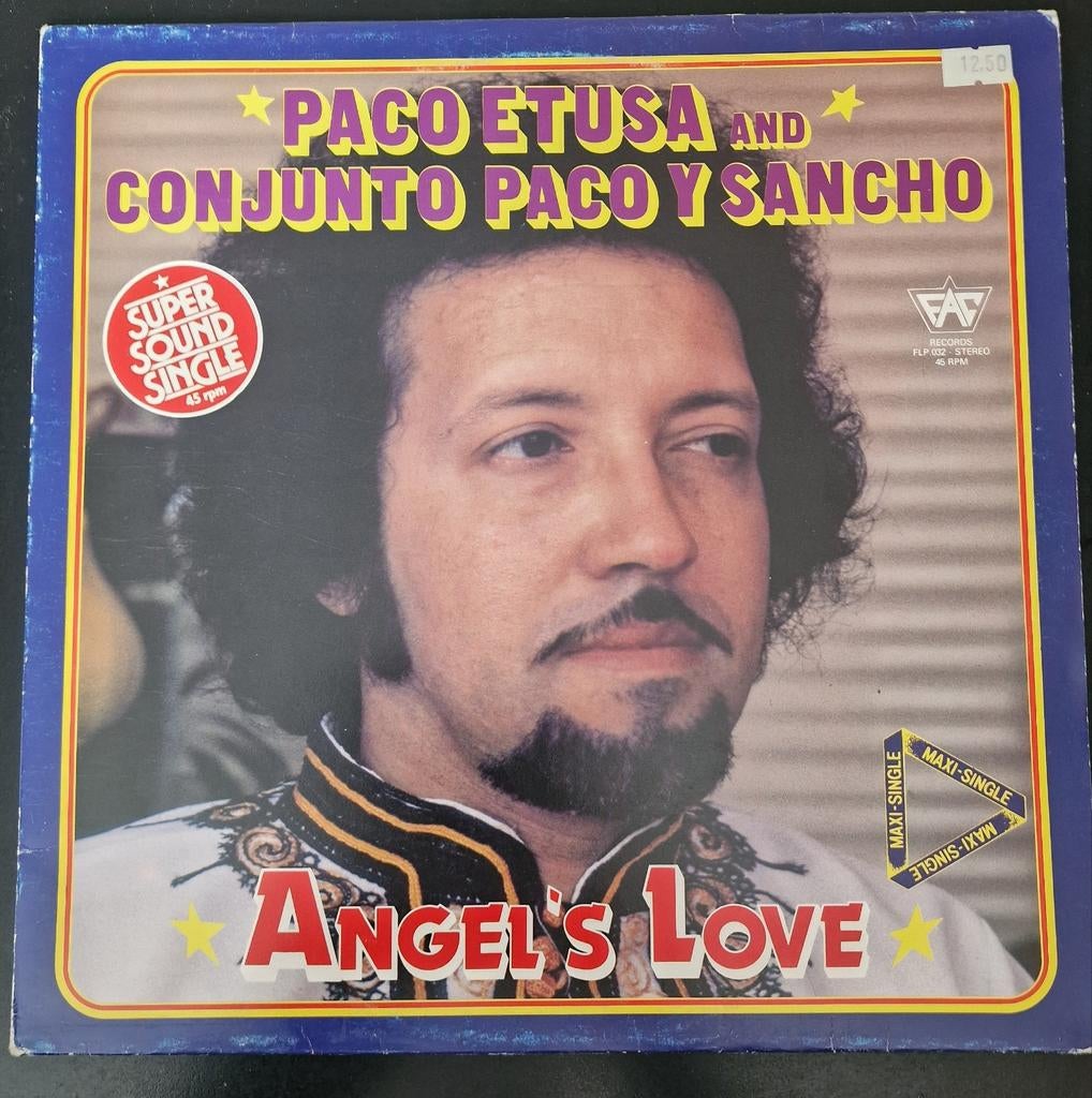Paco Etusa And Conjunto Paco Y Sancho – Angel's Love 12", Cd's en Dvd's, Vinyl | Wereldmuziek, Ophalen of Verzenden, Gebruikt