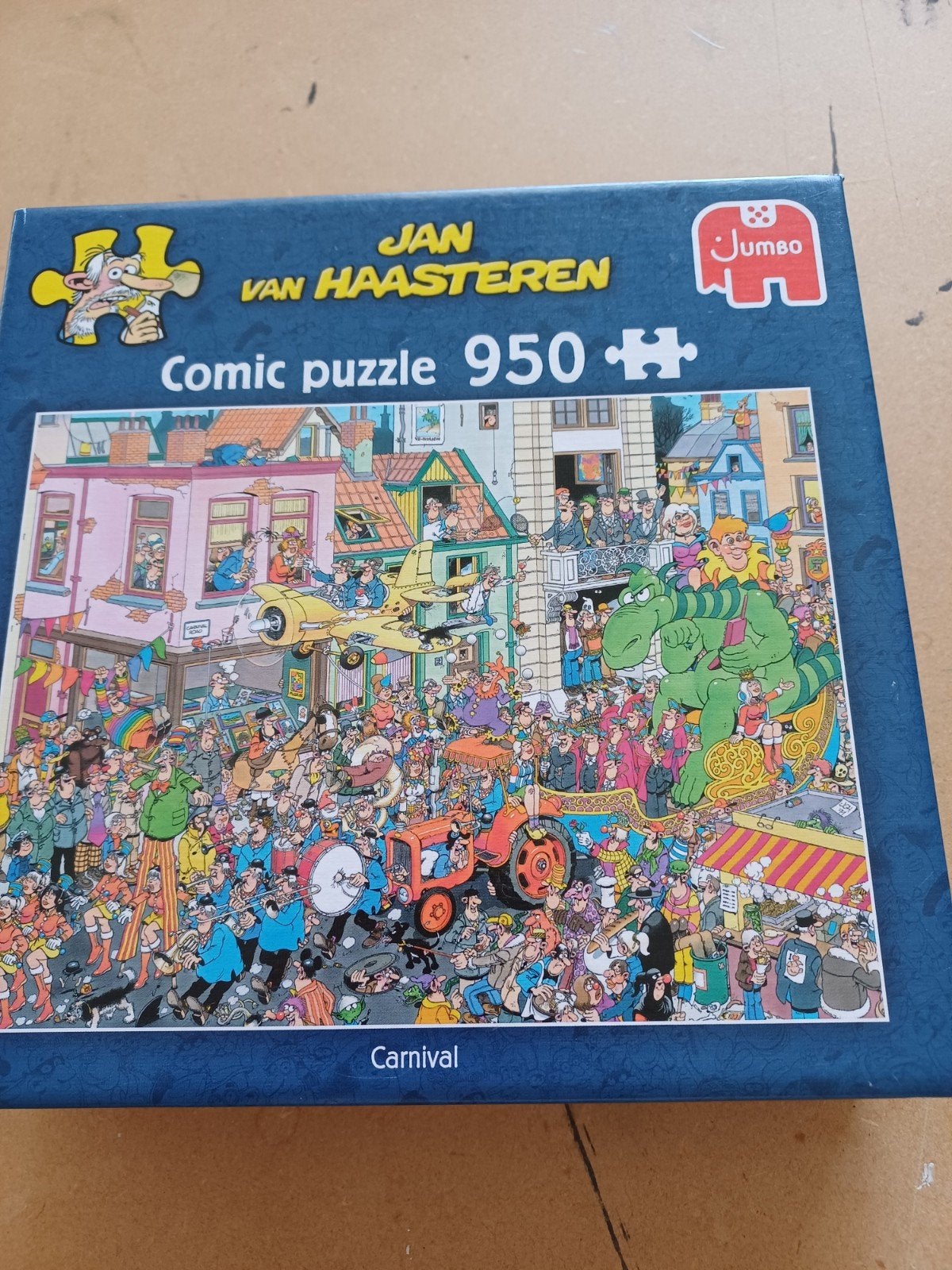 Jan van Haasteren Carnaval Puzzel 950 stukjes, Ophalen of Verzenden, 500 t/m 1500 stukjes, Zo goed als nieuw, Legpuzzel