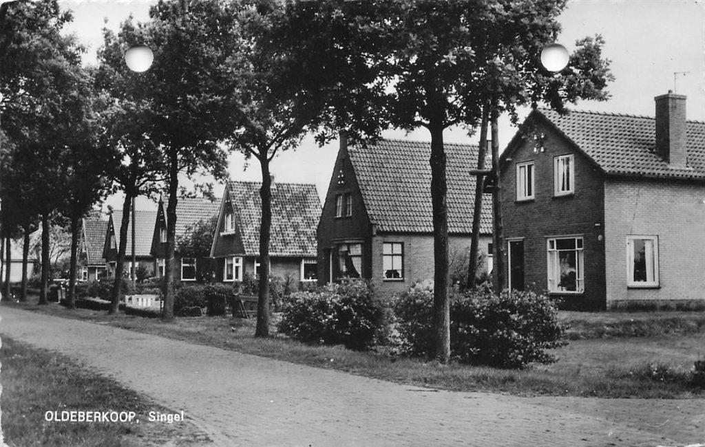 703-381-023 Oldeberkoop Singel, Verzenden, Voor 1920, Friesland