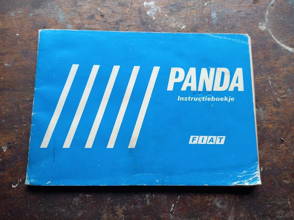 Instruktieboekje FIAT PANDA 12-1986  NL, Ophalen of Verzenden, Balpen, Overige merken