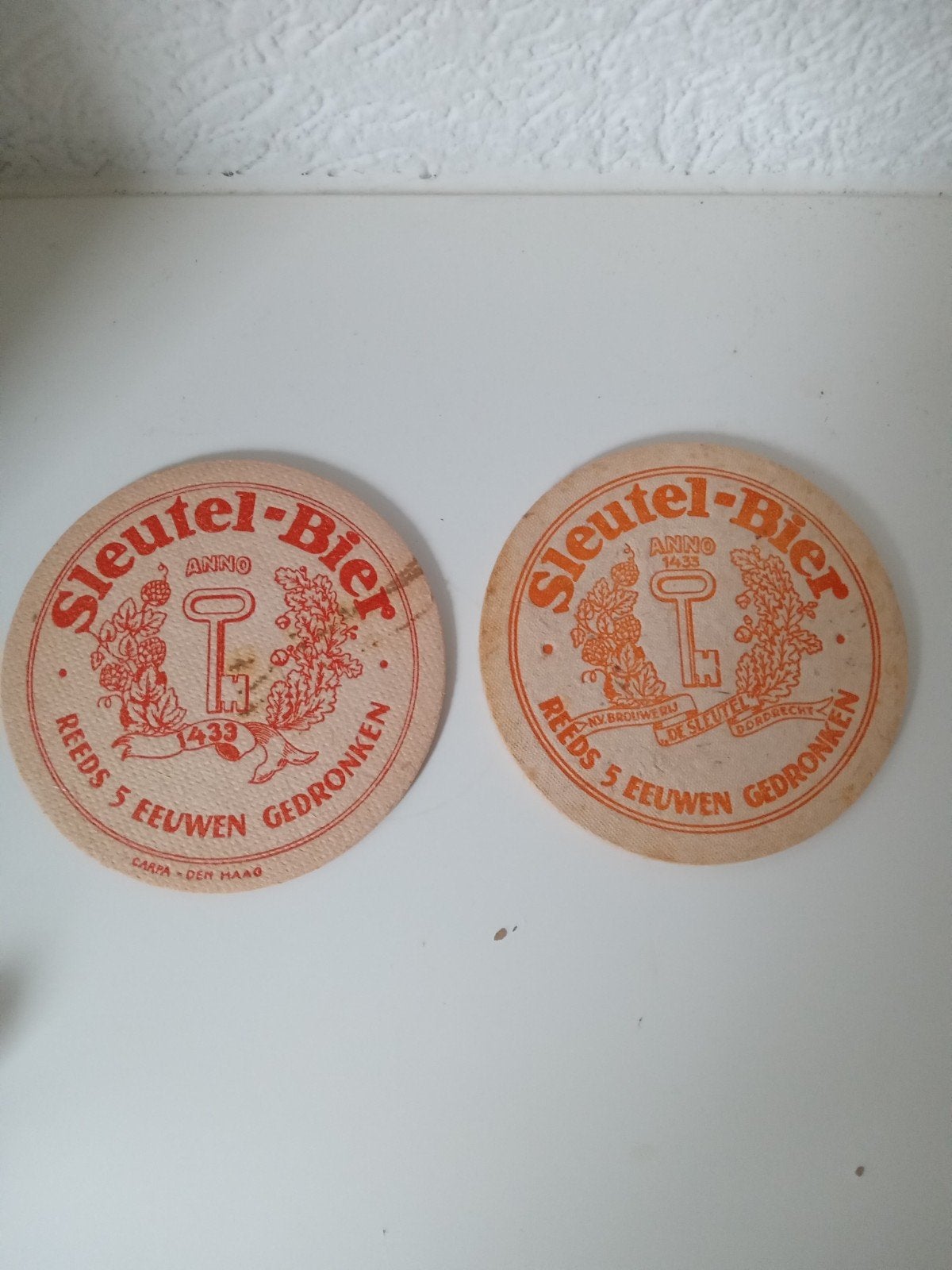 sleutel bier dordrecht vilten, Ophalen of Verzenden, Zo goed als nieuw, Viltje(s), Overige merken