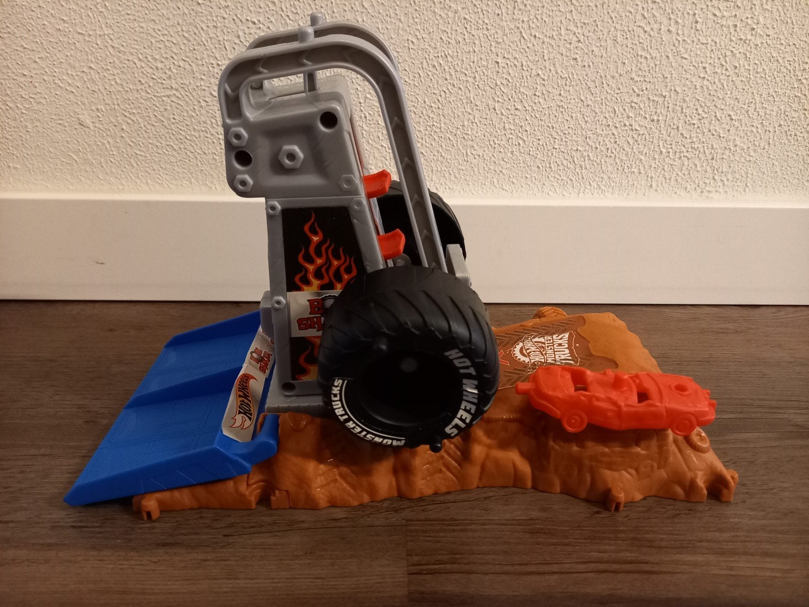 Hot Wheels monstertrucks bone shaker, Ophalen of Verzenden, Handmatig, Hot Wheels