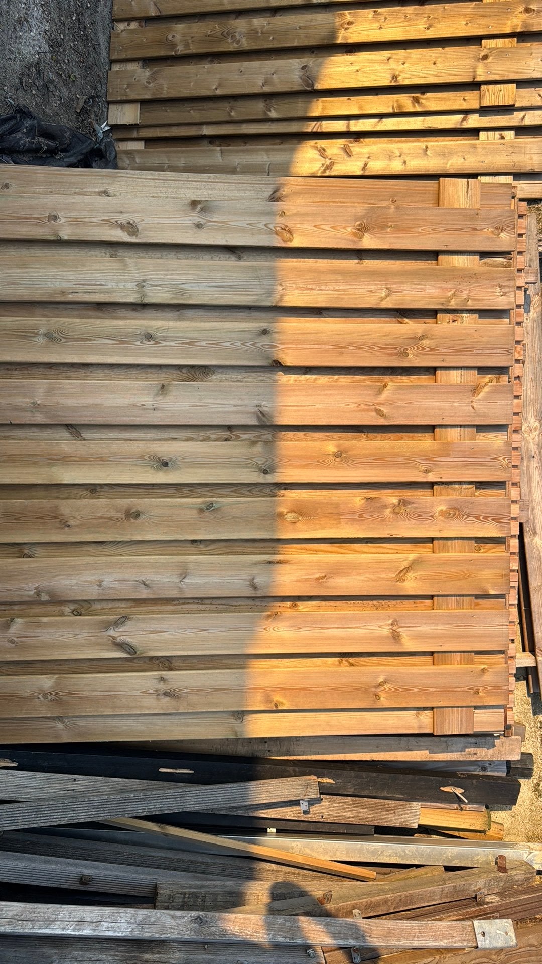 1 lossen schutting, Ophalen, 1 tot 2 meter, Minder dan 3 meter, Zo goed als nieuw